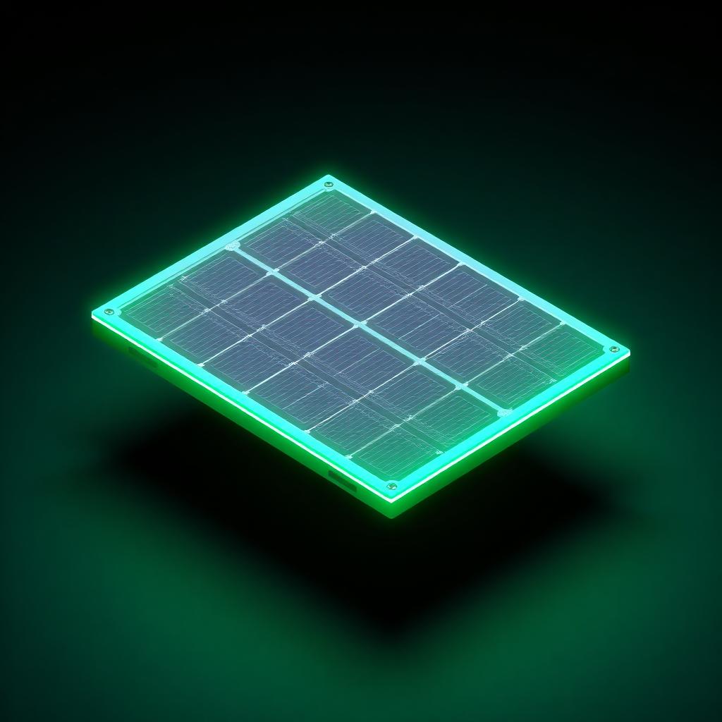 Painel solar 3D